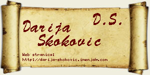 Darija Skoković vizit kartica
